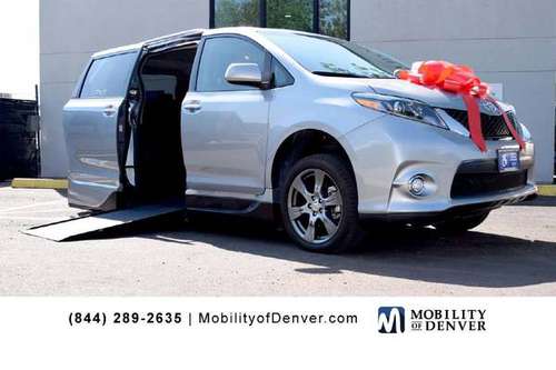 2017 *Toyota* *Sienna* *SE FWD 8-Passenger* SILVER for sale in Denver , CO