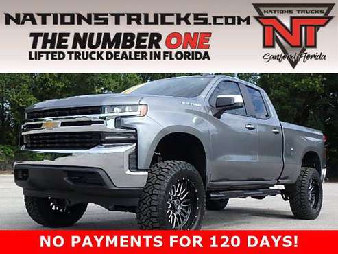 2020 CHEVY 1500 LT Double Cab 4X4 LIFTED TRUCK - BACK UP CAM - cars... for sale in Sanford, FL