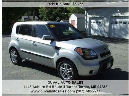 2011 Kia Soul + 4dr Crossover 4A 124749 Miles - cars & trucks - by... for sale in Turner, ME