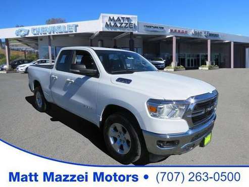 2020 Ram 1500 truck Big Horn/Lone Star (Bright White Clearcoat) for sale in Lakeport, CA