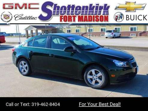 2014 Chevy Chevrolet Cruze 1LT hatchback Green - cars & trucks - by... for sale in Fort Madison, IA