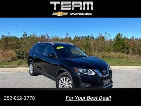 2017 Nissan Rogue SV suv Black - cars & trucks - by dealer - vehicle... for sale in Swansboro, NC