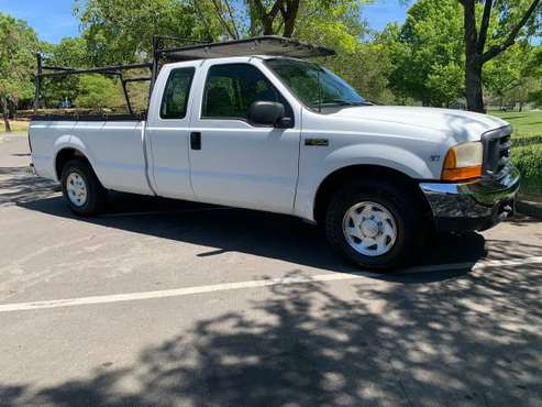 Super Clean! 1999 Ford F250 X-Cab 4 door Long Bed with Lumber Rack! for sale in Santa Rosa, CA