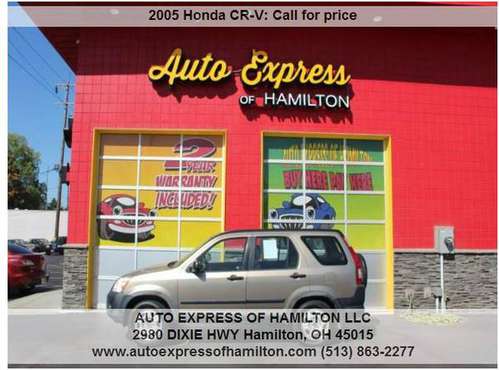 2005 Honda CR-V 399 Down TAX Buy Here Pay Here - - by for sale in Hamilton, OH