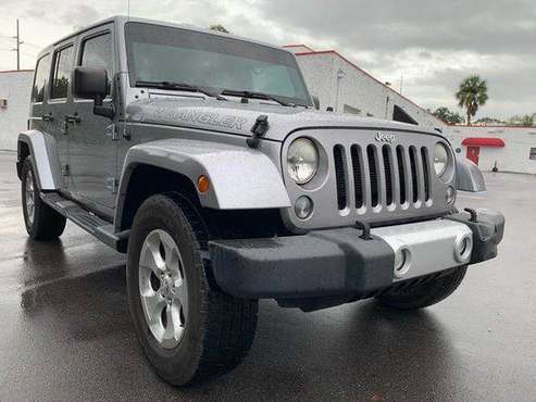 2014 Jeep Wrangler Unlimited Sahara 4x4 4dr SUV 100% CREDIT APPROVAL! for sale in TAMPA, FL