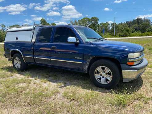 2000 Chevy Silverado extended cab with topper - - by for sale in Punta Gorda, FL