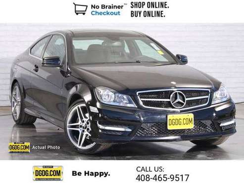 2012 Mercedes-Benz C-Class C 250 coupe Black - - by for sale in San Jose, CA