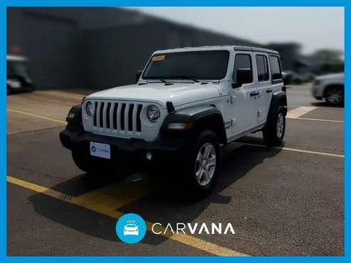 2019 Jeep Wrangler Unlimited Sport S Sport Utility 4D suv White for sale in Palmdale, CA