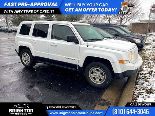 2011 Jeep Patriot Sport MANUAL! FOR ONLY $102/mo! - cars & trucks -... for sale in Brighton, MI