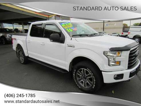 2016 Ford F-150 XLT 4X4 Crew Very Well Equipped One Owner!!! - cars... for sale in Billings, ID