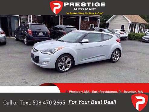 2016 Hyundai Veloster 3dr Cpe Auto coupe Silver - cars & trucks - by... for sale in Westport , MA