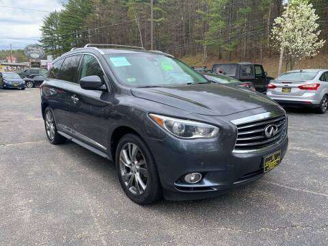 15, 999 2013 Infiniti JX35 AWD SUV Dual Roofs, DVD Systems for sale in Belmont, ME