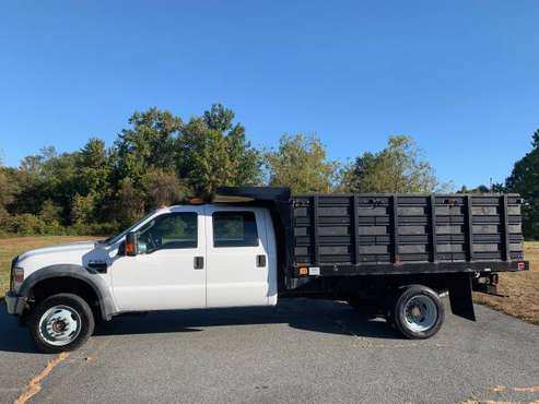 (2) 2010 F550 Crew 4x4 6.8L V10 12ft Stakebody w Plow Make Offer for sale in Newark, DE