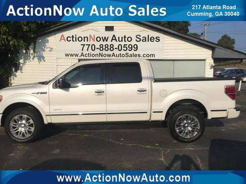 2012 Ford F-150 F150 F 150 4WD SuperCrew 145 Platinum - DWN PAYMENT... for sale in Cumming, GA