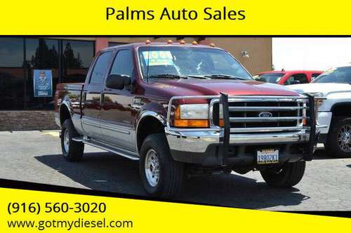 2000 Ford F-350 SRW 4x4 XLT Crew Cab Short Bed 7.3 Diesel Truck -... for sale in Citrus Heights, CA