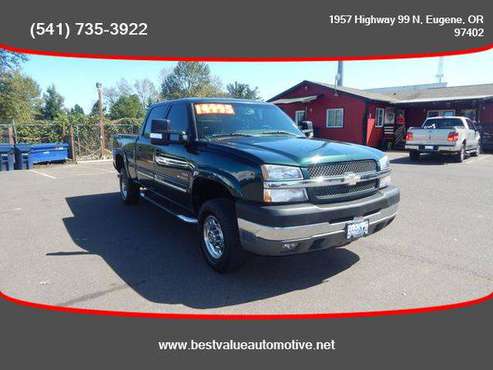 2004 Chevrolet Chevy Silverado 2500 HD Crew Cab LT Pickup 4D 8 ft for sale in Eugene, OR