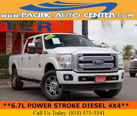 2016 Ford F-250 F250 Platinum Crew Cab 4WD Short Bed Diesel 36204 for sale in Fontana, CA