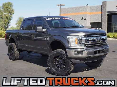 2018 Ford f-150 f150 f 150 XLT 4WD SUPERCREW 5.5 BO 4x - Lifted... for sale in Glendale, AZ