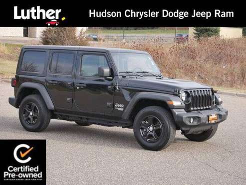 2019 Jeep Wrangler Unlimited Sport S - cars & trucks - by dealer -... for sale in Hudson, MN