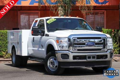2016 Ford F-350 F350 XLT 4x4 Utility Work Service Diesel Truck #27119 for sale in Fontana, CA