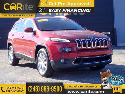2016 Jeep Cherokee FOR ONLY $241/mo! - cars & trucks - by dealer -... for sale in Howell, MI