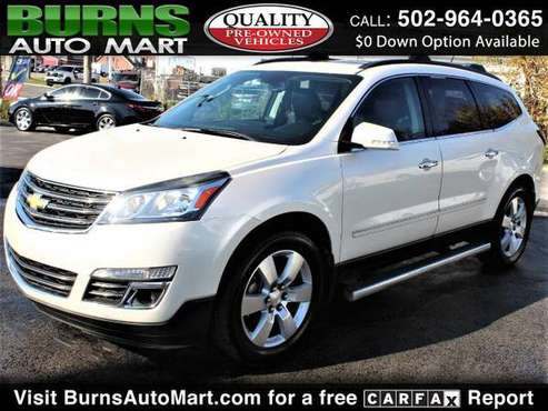 3rd Row* 2013 Chevrolet Traverse LTZ Dvd*Sunroof*Leather* - cars &... for sale in Louisville, KY
