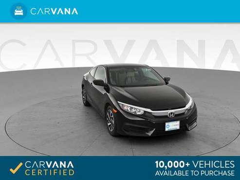 2016 Honda Civic LX Coupe 2D coupe Black - FINANCE ONLINE for sale in Philadelphia, PA