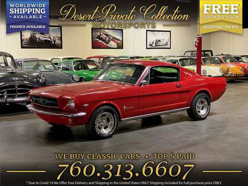 1965 Ford Mustang Fastback Coupe - Unbelievably Priced... - cars &... for sale in Palm Desert , CA