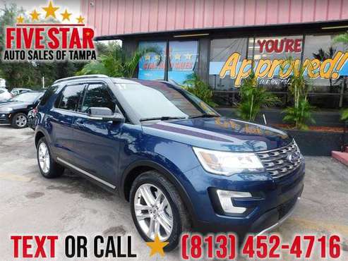 2017 Ford Explorer XLT XLT AS LOW AS 1500 DOWN! W,A,C AS LOW 2.9% for sale in TAMPA, FL