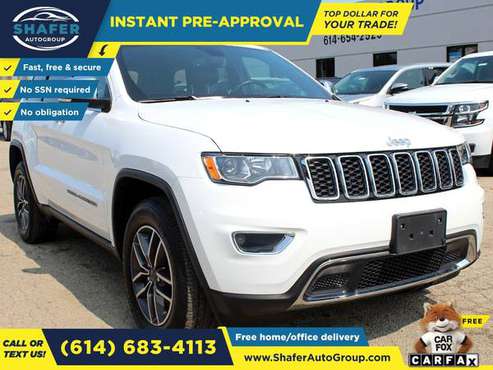 $449/mo - 2020 Jeep *GRAND* *CHEROKEE* *LIMITED* - Easy Financing! -... for sale in Columbus, OH