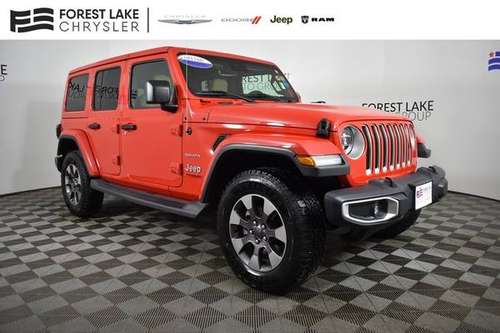 2019 Jeep Wrangler 4x4 4WD Unlimited Sahara SUV - - by for sale in Forest Lake, MN