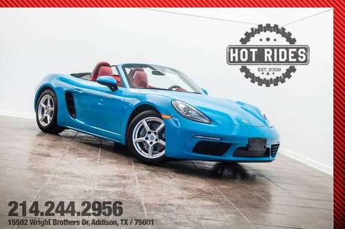 2018 *Porsche* *718* *Boxster* *in* Miami Blue - cars & trucks - by... for sale in Addison, OK