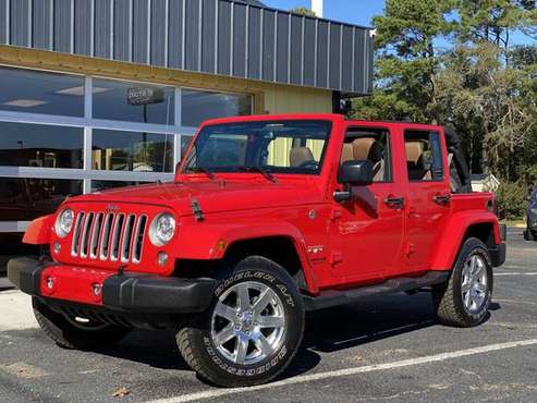 2017 JEEP WRANGLER UTILITY 4D UNLIMITED SAHARA 4WD 3.6L V6 - cars &... for sale in Little River, SC