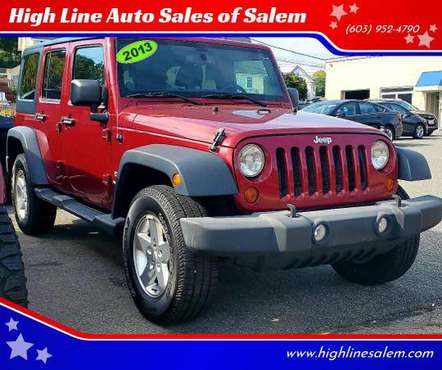 2013 Jeep Wrangler Unlimited Sport 4x4 4dr SUV EVERYONE IS APPROVED!... for sale in Salem, ME
