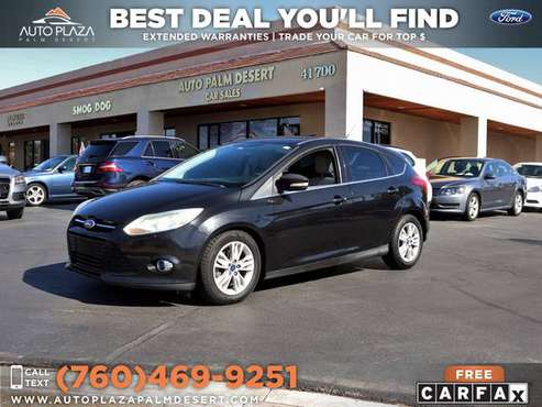 2012 Ford Focus SEL 192/mo 72, 797 Miles with Service Records - cars for sale in Palm Desert , CA