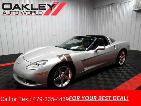 2006 Chevy Chevrolet Corvette 2dr Coupe coupe Silver for sale in Branson West, AR