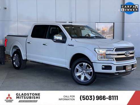 2018 Ford F-150 4x4 4WD F150 Truck Crew cab Platinum SuperCrew for sale in Milwaukie, OR