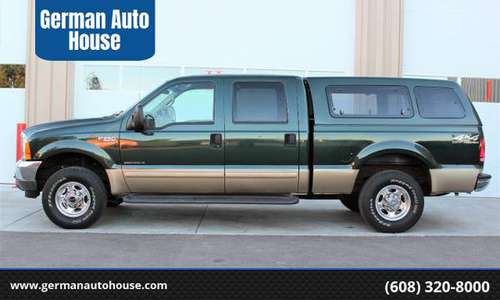2001 Ford F-250 Super Duty Lariat Crew Cab 4WD*7.3*Diesel - cars &... for sale in Fitchburg, WI