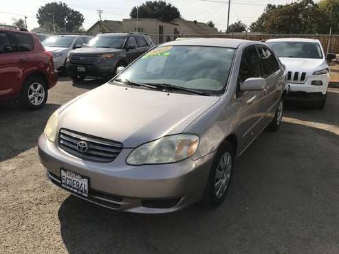 2003 Toyota Corolla LE - cars & trucks - by dealer - vehicle... for sale in Modesto, CA