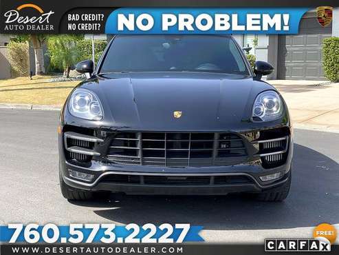 2015 Porsche Macan 1 OWNER Carbon interior package Turbo 30,000 MILES for sale in Palm Desert , CA