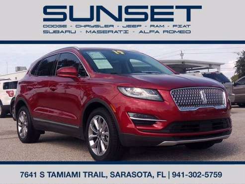 2019 LINCOLN MKC Select Only 14K Miles Like new buy and SAVE! - cars... for sale in Sarasota, FL