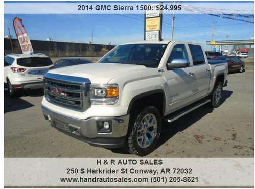 2014 GMC Sierra 1500 4X4 - cars & trucks - by dealer - vehicle... for sale in Conway, AR