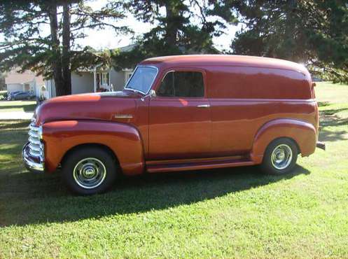 52 CHEV. PANEL TRUCK - cars & trucks - by owner - vehicle automotive... for sale in Campobello, SC