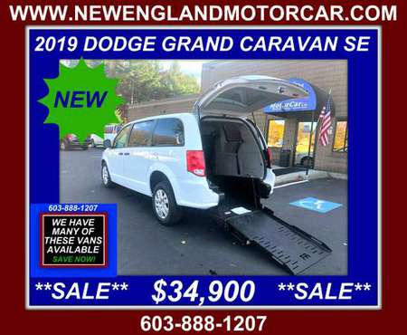 ♿ ♿ 2019 DODGE GRAND CARAVAN SE💲NEW💲HANDICAP VAN SALE! - cars &... for sale in Hudson, ME