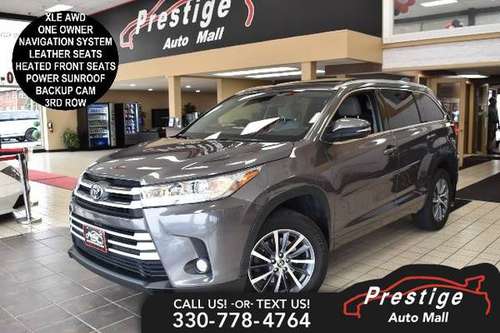 2017 Toyota Highlander XLE - cars & trucks - by dealer - vehicle... for sale in Cuyahoga Falls, OH