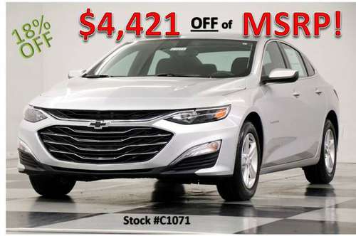 WAY OFF MSRP! NEW 2021 Chevy Malibu LS Sedan Silver *CAMERA* - cars... for sale in Clinton, IA
