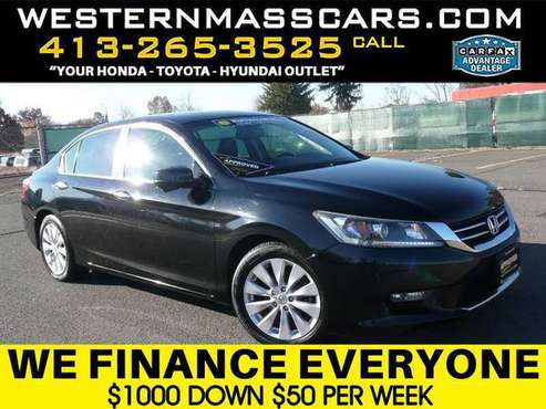 2014 HONDA ACCORD*BLACK BEAUTY*LOADED*EASY FINANCING !!!!!!!! - cars... for sale in Springfield, MA