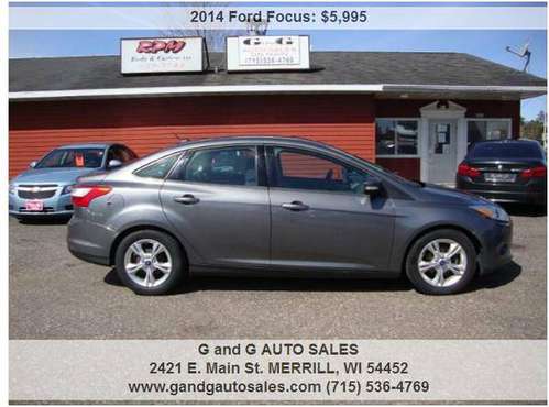 2014 Ford Focus SE 4dr Sedan 140386 Miles - - by for sale in Merrill, WI