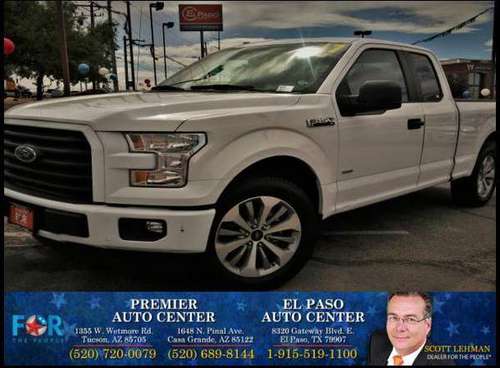 2017 Ford F150 2WD - Payments AS LOW AS $299 a month - 100% APPROVED... for sale in El Paso, TX