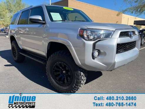 LEVELED 2016 TOYOTA 4RUNNER SR5 AUTOMATIC 3RD ROW SEAT 4X4 4.0 LITER... for sale in Tempe, AZ